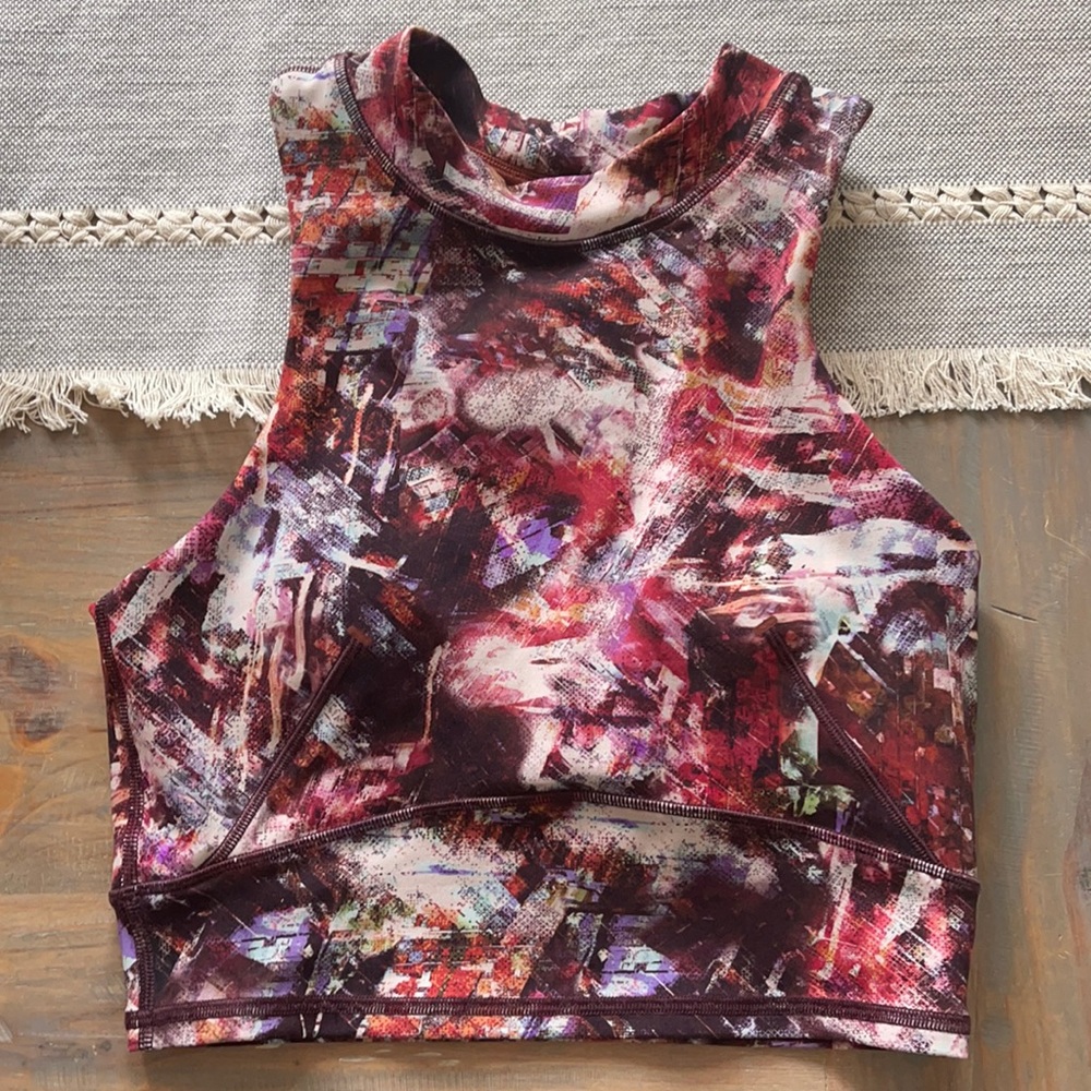 Lululemon Everlux™ and Mesh Cropped Tank Top